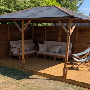 Dunster House Wooden Gazebo
