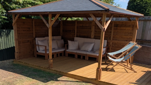 Dunster House Wooden Gazebo
