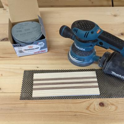 Coasters Sanding