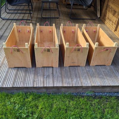 4 Woodland Tool Boxes